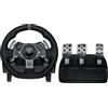 Logitech G G920 Driving Force Volante da corsa e pedali con ritorno di forza dinamico reale, leve al volante in acciaio inox, coprivolante, per Xbox Series X|S, Xbox One, PC, Mac - Nero