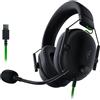 Razer BlackShark V2 X USB - PC Cuffie sportive cablate (TriForce da 50mm, cancellazione del rumore, struttura ultraleggera da 240 g, cuscinetti in memory foam, suono surround 7.1) Nero