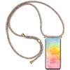 YAMCCCSE Custodia per Cellulare Girocollo per OnePlus 7T Pro Tracolla - Collana/Necklace Cordoncino,Practical Stylish Trasparente Silicone TPU Flessibile Antiurto Protettivo Cover