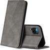 ZONNAVI Cover per Huawei P40 Lite, Flip Custodia Pelle PU con [Slot Cart] [Supporto Stand] [Magnetica], Cover a Libro Portafoglio per Huawei P40 Lite (Grigio)