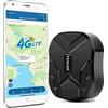 TKMARS 4G Localizzatore GPS per Auto,10000mAh GPS Tracker Senza Abbonamento Magnetico Da Posizione in Tempo Reale Dispositivo Antifurto App Gratuita GPS Tracker per Auto Moto camion TK905B 4G