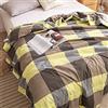 FANSU Copriletto Trapuntato Matrimoniale Singolo Elegante Reversibile Coperta Trapunta Primaverile Estivo Antipolveri Copri Letto per Camera da Letto (Grigio giallastro,200x230cm)