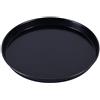 Paderno 11740-30 Teglia rotonda antiaderente per pizza, bordi alti, realizzata in lamiera bluita (ferro blu), resistente fino a 280°, 30 cm ø x 2,5 cm (altez.)