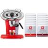 illy Caffè Macchina per Caffè Iperespresso X7.1 di Colore Rosso con 216 Capsule Iperespresso (108 Capsule Iperespesso CLASSICO e 108 Capsule Iperespesso INTENSO)