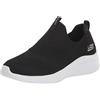 Skechers Sport Women's Sneaker con Charm di Classe, Nero/Bianco = BKW, 37.5 EU