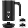 LEBENLANG Montalatte elettrico - 100% senza BPA & 4 modalità & incl. frusta di ricambio I 240ml Monta latte cappuccinatore elettrici I Schiuma latte per cappuccino Scaldalatte Milk frother cappuccinic