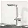 Grohe Blue Professional rubinetto da cucina, con sistema di filtraggio, orientabile, estraibile, 31326DC2, Blue Professional supersteel [Rubinetteria da Cucina > Rubinetti da Cucina con Trattamento dell'Acqua]