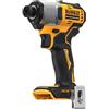 DeWalt XR DCF840N 18 V 18 V Avvitatore a Percussione Cordless da 1/4 di pollice Coppia di 200 Nm, include Gancio per Cintura in Metallo, non include Batteria e Caricabatterie