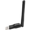 Generico Adattatore USB Wi-Fi per PC,Adattatore wireless USB, Adattatore di rete wireless, Adattatore wireless per adattatori di rete per computer desktop, adattatore Wi-Fi con antenna ad alto guadagno