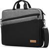 bagasin Borsa a Tracolla per PC, Borsa Messenger per Porta Laptop 15 15,6 16 Pollici, Custodia per PC Computer Portatile, Valigetta Tessuto Idrorepellente, Imbottita e Leggera