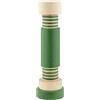 Alessi - Macina pepe & sale Twergi - Verde - Faggio massiccio dipinto - Designer Ettore Sottsass