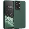 kwmobile Cover per OnePlus Nord 2T 5G Custodia - Back Case per Smartphone in Silicone TPU - Protezione Gommata - verde militare