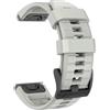 MYSNBKN Cinturino 22mm Quick Fit per Garmin Fenix 7 Pro/Fenix 7/Fenix 6/Fenix 5/Quatix 7, Cinturino di Ricambio in Silicone Morbido per Garmin Forerunner 935/945/955