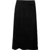 Ulla Popken Rock mit Besonderen Knotendetail 829360 Gonna, Nero, 60-62 Donna