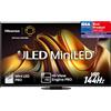 Hisense Smart TV 65 Pollici 4K Ultra HD Display ULED Mini LED PRO Sistema Vidaa DVBT2/C/S2 Classe E Wi-Fi colore Grigio - 65U8NQ