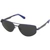 Calvin Klein Jeans CKJ23220S 400 | Occhiali da Sole Graduati o Non Graduati | Prova Online | Metallo | Cat Eye | Blu, Rutenio | Adrialenti