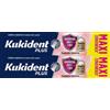 PROCTER & GAMBLE SRL Kukident Plus Bipacco Sigillo - Barriera anti-cibo sapore Neutro - Maxi formato 2x57 grammi