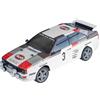 TAMIYA TAM58667 58667 Audi 300058667-1:10 RC Quattro Rally A2 (TT-02) - Kit di costruzione per modellismo, hobby, assemblaggio, colore bianco