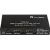 FeinTech VSP01222 Splitter HDMI 2.0, 2 ingressi, 2 uscite, Scaler ARC Pass per ricevitore AV 4K 60Hz HDR