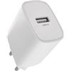 EMOS - Caricatore USB-A da 10 Watt - Alimentatore senza cavo - Adattatore Euro tipo A - Spina di ricarica da 10 W per la ricarica di smartphone, iPhone, dispositivi ricaricabili - 5 V/2 A - Bianco