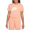 NIKE T-SHIRT CROP LOGO FUTURA BAMBINA
