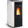 La Nordica Extraflame STUFA A PELLET LA NORDICA EXTRAFLAME KETTY 5.0 6,5 KW IN ACCIAIO COLORE BIANCO AD ARIA