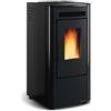 La Nordica Extraflame STUFA A PELLET LA NORDICA EXTRAFLAME KETTY 5.0 6,5 KW IN ACCIAIO COLORE NERO AD ARIA