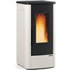 La Nordica Extraflame STUFA A PELLET LA NORDICA EXTRAFLAME DAHIANA 5.0 10 KW IN ACCIAIO E TOP IN GHISA COLORE AVORIO AD ARIA