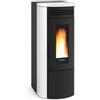 La Nordica Extraflame TERMOSTUFA IDRO A PELLET LA NORDICA EXTRAFLAME COSTANZA IDRO 5.0 16 KW WIFI IN ACCIAIO E TOP IN MAIOLICA COLORE BIANCO