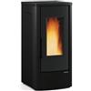 La Nordica Extraflame STUFA A PELLET LA NORDICA EXTRAFLAME DAHIANA 5.0 10 KW IN ACCIAIO E TOP IN GHISA COLORE NERO AD ARIA