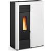La Nordica Extraflame TERMOSTUFA IDRO A PELLET LA NORDICA EXTRAFLAME VIRNA IDRO 14.5 KW IN ACCIAIO COLORE BIANCO
