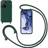 GoodcAcy Cover con Collana per Xiaomi Mi 11T/Mi 11T PRO,Custodia Silicone Liquido con Cordino per Mi 11T,Custodia con Regolabile Collana Case con Laccio Tracolla per Mi 11T PRO,Verde
