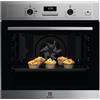 Electrolux Forno Elettrico da Incasso Multifunzione Ventilato con Grill 60 cm 72 Litri Classe A con Funzione Pizza e Funzione Vapore colore Inox - EOD3S402X