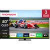 Thomson Smart TV 50 Pollici 4K Ultra HD Display QLED PRO 144 Hz DVB T2/S2 Sistema Google TV colore Nero - 50QG7C14