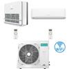 Hisense Climatizzatore Condizionatore Hisense Console + Hi Comfort R32 Dual Split Wifi Inverter 18000 + 18000 BTU con U.E. 3AMW72U4RJC NOVITÁ Classe A++/A+