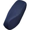 MOCNT Coprisedile per Moto Antiscivolo Impermeabile Coprisella per Moto Copri Sedili Motocicletta 3D Rete Traspirante Copri Sella Coprisedile Isolamento Termico Blu XXL