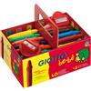 Giotto Bebè Superpastelloni a cera GIOTTO be-bè assortiti Schoolpack da 40 + 2 temperini - F462700