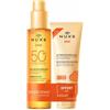 LABORATOIRE NUXE ITALIA Srl Nuxe Sun Duo Olio Solare SPF50 + Latte Doposole - Protezione solare molto alta per viso e corpo 150 ml + Latte doposole per viso e corpo 100 ml