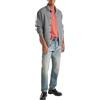 United Colors of Benetton Maglia Coreana M/L 18AYU5012 Maglione Cardigan, Grigio, L Uomo