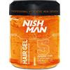 NISHMAN Hair Styling Gel 5 Extra Keratin Complex 750ml - Tenuta Ultra Forte con Booster di Cheratina per uno Stile Dinamico, Controllo Duraturo e Capelli dall'Aspetto Sano