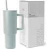 Simple Modern Tazza Termica con Cannuccia e Manico | Bicchiere Termico in Acciaio Inossidabile Isolato | Regali per Donne & Uomini | Trek | 1180ml | Sea Glass Sage