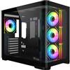 Itek Case Itek Dark cave curved Midi-Tower ATX/mATX Nero [ITGCADCCB]