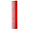 Gcube Derlin - Pettine Denti Larghi Rosso