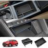 SHAOHAO Set organizer 2 in 1 compatibile con Audi Q3 F3 MK2 2019 2020 2021 2022 2023 2024 (1 organizer per braccioli + 1 organizer per console centrale) Audi Q3 accessori