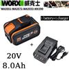 Other Per batteria al litio Worx 20V 8000mAh ricaricabile WA3551 WA3553 WA3553.1 WA3570 per tutti gli attrezzi elettrici e da giardino WORX - Worx 4AhX1