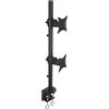 Techly Professional Supporto da scrivania per 2 Monitor 13''-27'' con morsetto