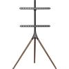 Techly Professional Supporto da pavimento, Cavalletto Tripode per TV LCD, LED, Plasma 45''-65''
