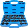 TOOSOAR 19 Pezzi Chiave Zampa Set,Chiave a Piede di Porco 8-32 mm,con Cassetta Degli Attrezzi, set di Chiavi per Veicoli per Manutenzione