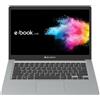 MICROTECH - Notebook e-Book Lite Monitor 14.1' Full HD Intel Celeron N4020 Ram 4GB eMMC 64GB 1xUSB 3.0 Windows 10 Pro