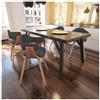 Vidaxl - 4 Pz Sedie Sala Da Pranzo In Legno Curvato E Tessuto Grigio
